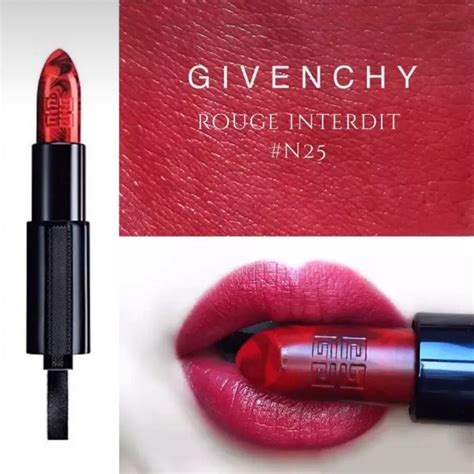 son givenchy rouge interdit satin lipstick marble rouge revelateur|Le Rouge Interdit Satin .